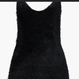 Black Savage x Fenty fluffy dress